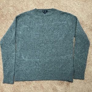 Gray J.Crew lambs wool sweater, crewneck